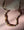 Gemstone necklace (Botswana Agate) - 14k Gold Filled - Olive green cord - Adjustable (50 - 55 cm)