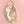 Cream Mother-of-Pearl Necklace - 14k Gold Filled - Light Blue Cord