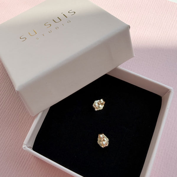 Earring Backs for Earstuds - 14k Gold Filled - Pair